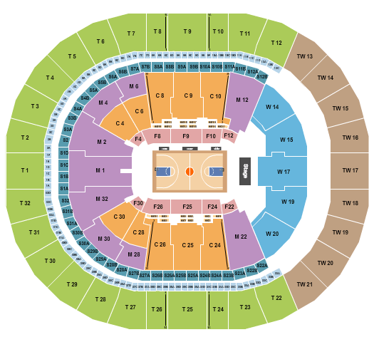 Intuit Dome NBA All-Star Game Seating Chart